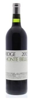 2012 Monte Bello Ridge Caubernet Sauvignon 75cl