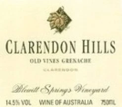 Clarendon Hills 1998 Clarendon Hills Grenache Blewitt Springs Mag.