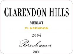 Clarendon Hills 1998 Clarendon Hills Merlot Brookman
