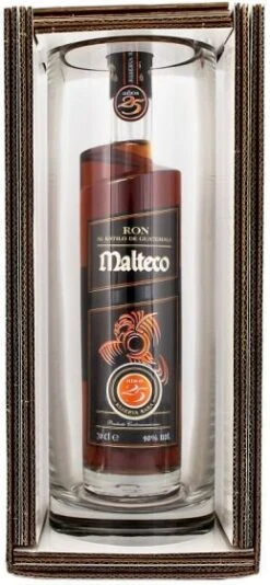 Malteco Ron Malteco 25 Years + Crystal Vase Gift Box
